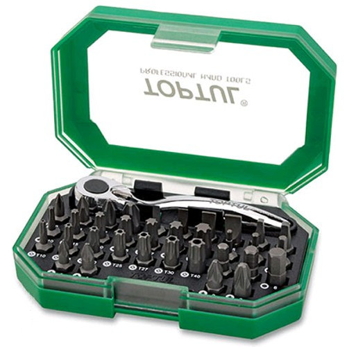Набор бит 1/4"  35ед.  TOPTUL GACW3503