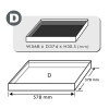 Набір інструменту в ложементі комбінований 1/4", 1/2" 133од. (тип D) TOPTUL GEDD348