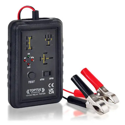 Тестер автомобильных реле 12V / 24V, 4-pin / 5-pin  TOPTUL EAAE0124 для СТО и автосервиса, цена, купить, Киев