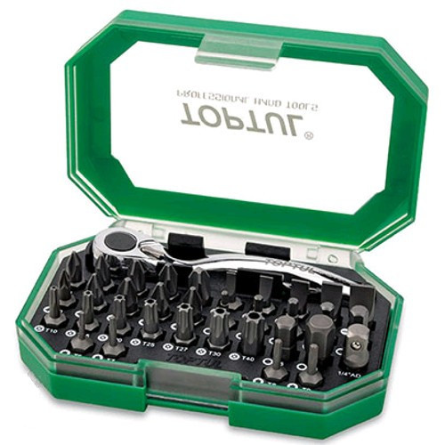 Набор бит 1/4"  35ед.  TOPTUL GACW3504