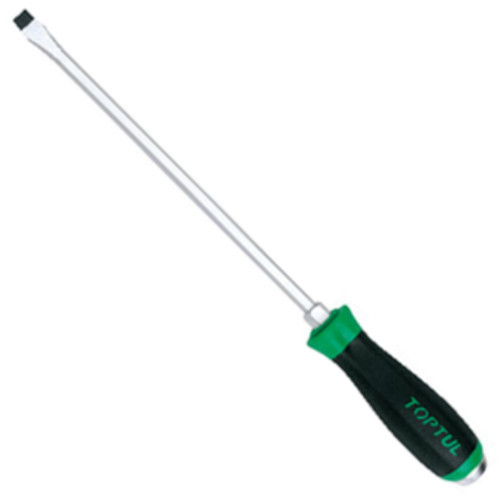 Отвертка шлицевая  10.0 x 400mm (с шестигранником ударная) TOPTUL FALB1040
