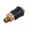 Быстроразъёмное соединение 1/4" внешняя резьба (PROFI) AIRKRAFT. Made in Italy.   SE6-2SM