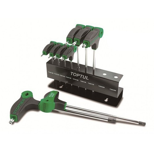 Набор ключей TORX с ручкой L-обр. T10-T50  9ед.  TOPTUL  GAAX0901