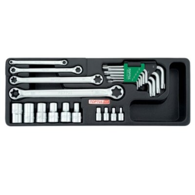 Набор инструмента TORX  23ед. (в ложементе, тип А)  TOPTUL GAAT2302 для СТО и автосервиса, цена, купить, Киев
