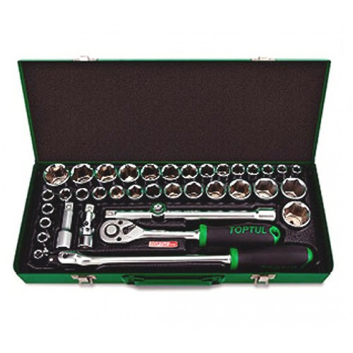 Набор инструмента  1/2"  (дюйм+метр.) 38ед.  TOPTUL GCAD3803