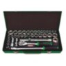Набор инструмента  1/2"  (дюйм+метр.) 38ед.  TOPTUL GCAD3803