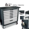 Тележка для инструмента 7 секций  JUMBO NEW PRO-LINE (серая)  TOPTUL TCBK0703
