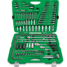 Haбіp інcтpумeнтів кoмбінoвaний 1/4"&amp;3/8"&amp;1/2" 163oд. GCAI163R TOPTUL