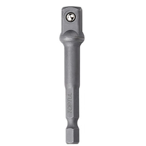Переходник 1/4"х3/8" L65 (6-гр. под шуруповерт Х квадрат)  TOPTUL FPKA0812