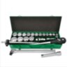 Набор инструмента дюймового 3/4" 24ед. (12-гр.)   metal case  TOPTUL GCAD2405