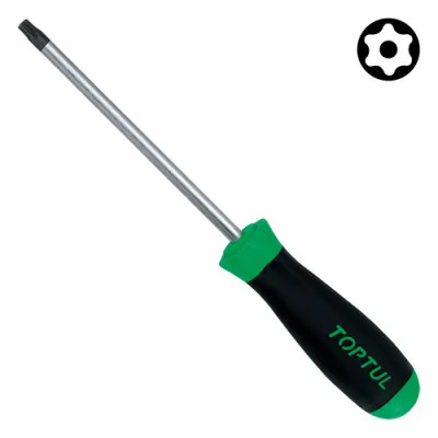 Викрутка TORX T27 з отвором TOPTUL FEAB2710 для СТО та автосервісу, ціна, купити, Київ