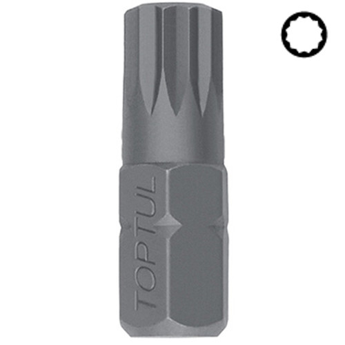 Насадка 10мм L-30мм Spline M12  TOPTUL FSFA1212