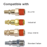 Быcтpopaзъёмнoe coeдинeниe 1/2" внeшняя peзьбa KA40SM2E TOPTUL