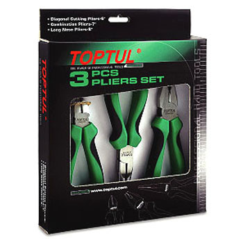 Набор пассатижей 3ед.(1000V)  TOPTUL GAAE0301